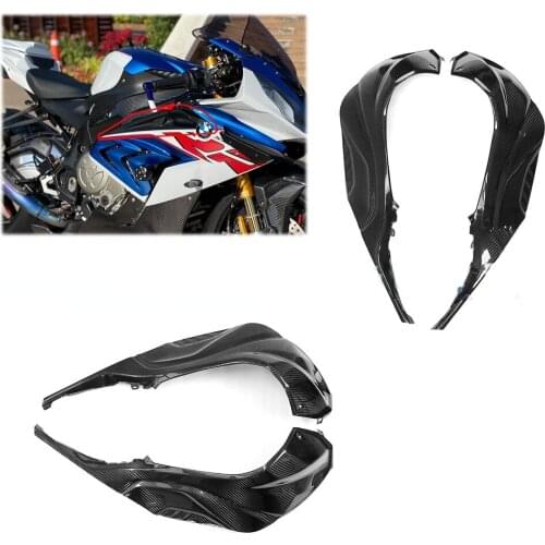 For BMW S1000rr Motorcycle Modification Parts Carbon Fiber Fuel Tank Front Side Plate Protective Cover Shell 19 Years