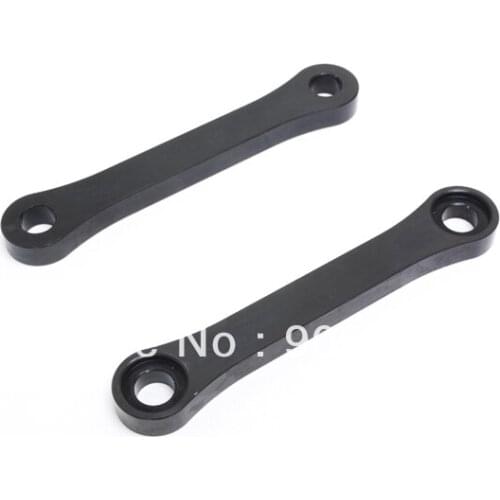 Black 1 Pair Lowering Links Black Motorcycle Link Kit For 1987-2007 Kawasaki KL KLR 650