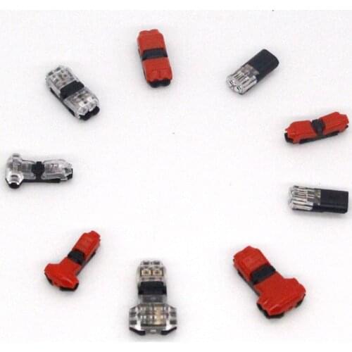 1 pcs or 5PCS H/T type 1pin/2pin Scotch Lock Quick Splice 24-18AWG Electrical Wire Connector Cable Terminals led Wire Set Tools