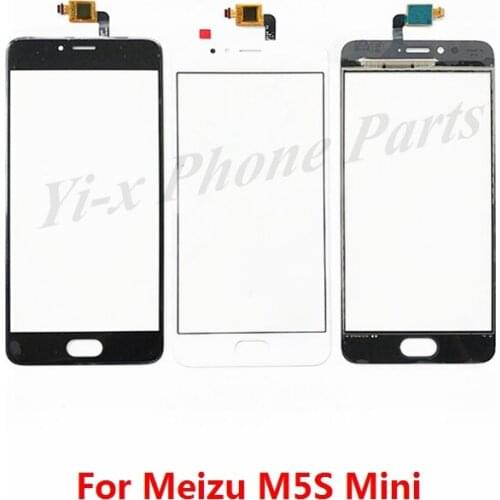 10pcs/lot For MEIZU M5S Mini Touch Screen Digitizer Glass Panel Meilan 5S Mobile Phone Replacement Parts