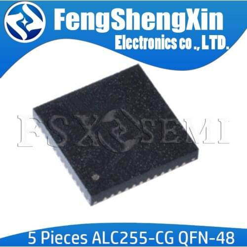 5pcs/lot ALC255 ALC255-CG QFN-48 Chipset