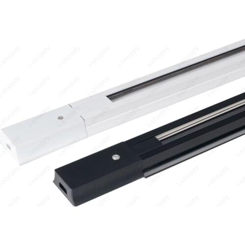 Wholesale 6Pcs 50cm Length Hard Article Orbit Strip Rigid Track Rail Bar Connector Included For LED Track Lighting