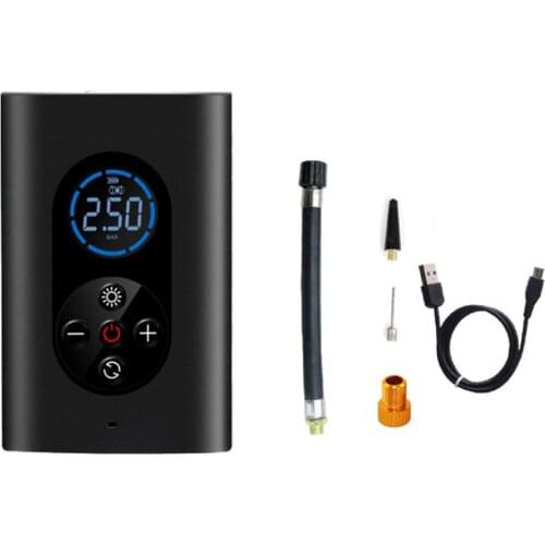 Car Electrical Air Pump Mini Portable Wireless Tire Inflatable Pump Inflator Air Compressor Pump for Car Motorcycle Bicycle ball