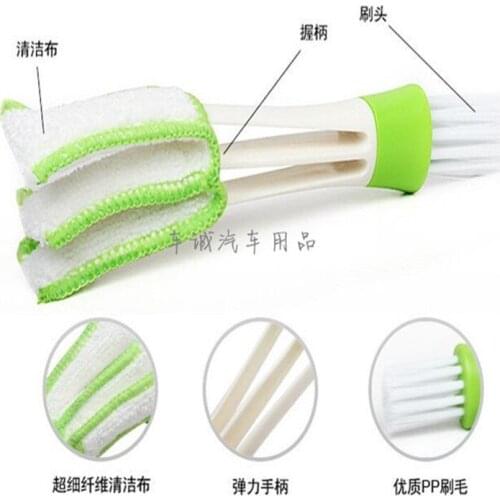 Car Styling Air Conditioner Vent Slit Cleaner For Mitsubishi Colt 6 Z30 Diamante Dion EK Wagon Grandis HA1W i-MiEV Accessories