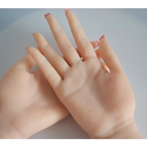 Free Shipping!! Fashionable Female Realistic Silicone Mannequin Hand For Display Made In Guangzhou