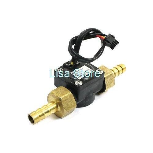 10mm Hose Connector Flow Counter Sensor 0.5-30L/Min DC 12V