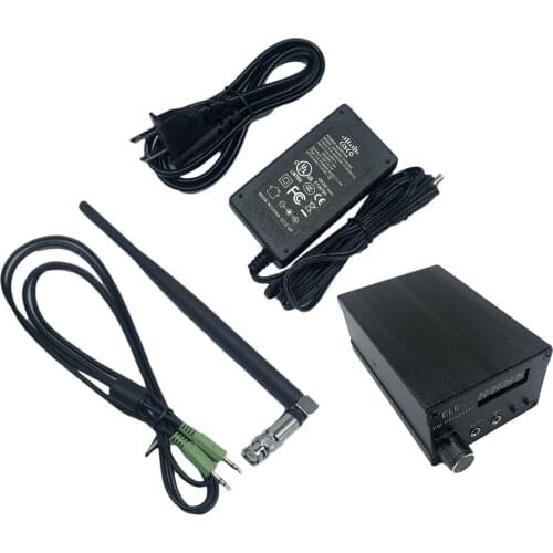 EL-07 Portable 5W Stereo Wireless Radio Transmitter LCD Black