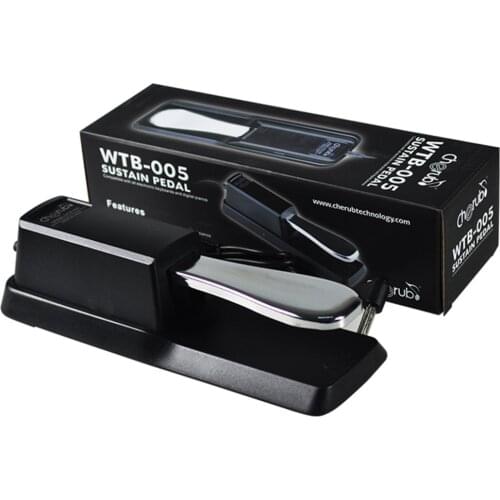 Cherub WTB-005 Electric Portable Piano Tuning Tools Damper Sustain Pedal to All Keyboard Instruments Piano Midi Keyboard Pedal