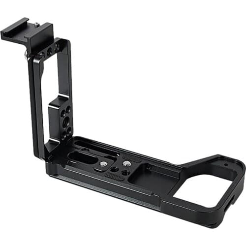 Hot A7R4 A7M4 Stretchable Adjustable Quick Release L Plate/Bracket Hand Grip with Hot Shoe for Sony A7RIV A7MIV Camera RRS