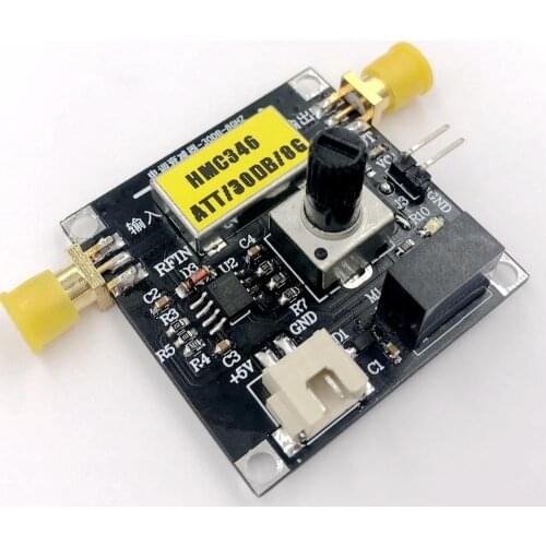 HMC346 module DC-8GHZ VOLTAGE variable attenuator control linear attenuator shield for Communication