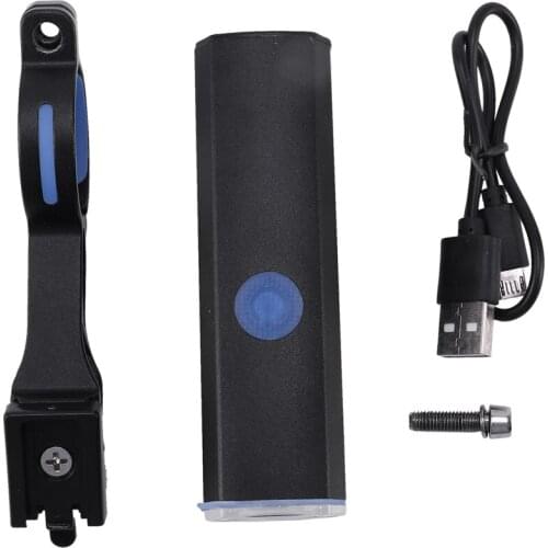 Usb Line Bike Front+Rear Light Adjustable Bicycle Light Rechargeable Battery Zoomable Front Bike Headlight Lamp