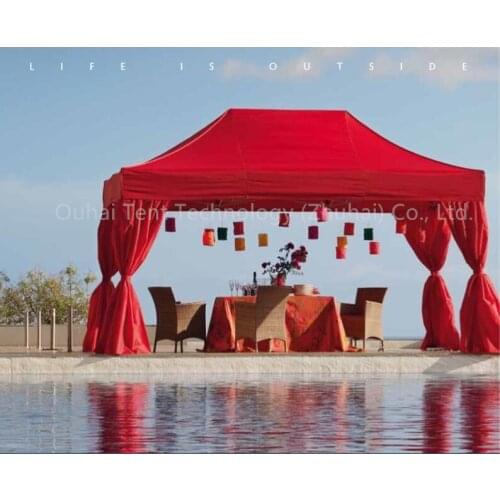 Lovely and Romantic 10ft x 15ft (3m x 4.5m) Aluminum Outdoor Wedding Tent Party Event Gazebo Pop Up Tent Marquee Awning Canopy
