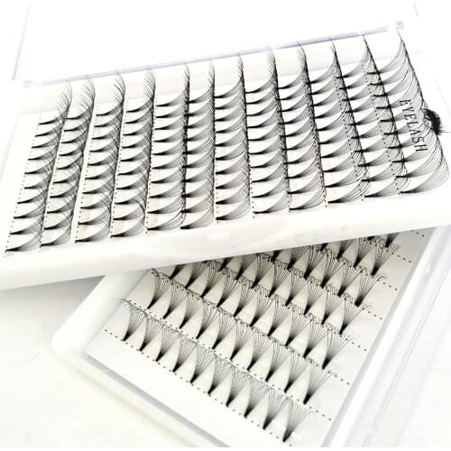NEW Grafting World Colorful Big Tray Individual Eyelashes for Dancing Party Make Up Lashes 240 Pcs