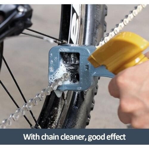 Plastic Cycling Cleaning Kit Portable Bicycle Chain Cleaner Bike Brush Scrubber Wash Tool Outdoor MTB Bicycle Cleaning Tool