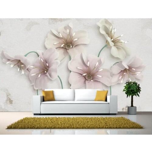 Custom photo 3d wallpaper European jewelry flowers background living room home decor 3d wall murals wall paper for walls 3 d