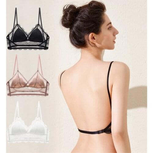 Sexy Bra Corset 3 Styles Beauty Back U-Shape Big Backless Lingerie Underwear Push Up Seamless Bralette Tube Tops нижнее белье