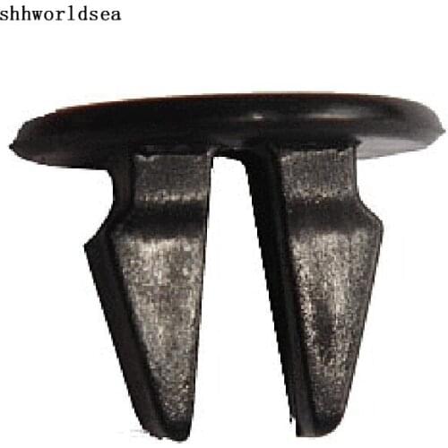 Shhworldsea 100pcs Nylon Black Fender Apron Nylon Nut #10 Screw Size For Hyundai 86848-22000