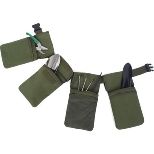 Bag Garden Tool Belt Multi-pockets 600D Oxford Cloth Durable Multifunctional Waterproof Carrying Pouch Washable