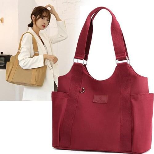 Luxury Handbags Women Bags Designer New style leisure handbag nylon lightweight one-shoulder mommy bag travel mom female big bag