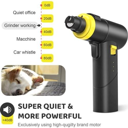 Pet Nail Trimmer Led Electric Dog Nail Grinder For Dogs Pet Cat Paw Clippers Grooming Accessories