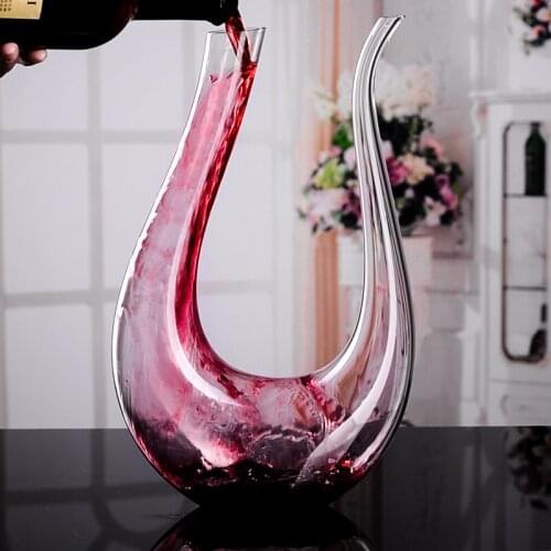 Creative Large Capacity Wine Decanter Handmade Crystal Brandy Champagne Glasses Decanter Bottle Jug Pourer Aerator For Bar