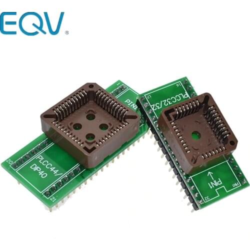 PLCC32 to DIP32 PLCC44 to DIP40 USB Universal Programmer IC Adapter Tester Socket for TL866CS TL866A EZP2010 G540 SP300