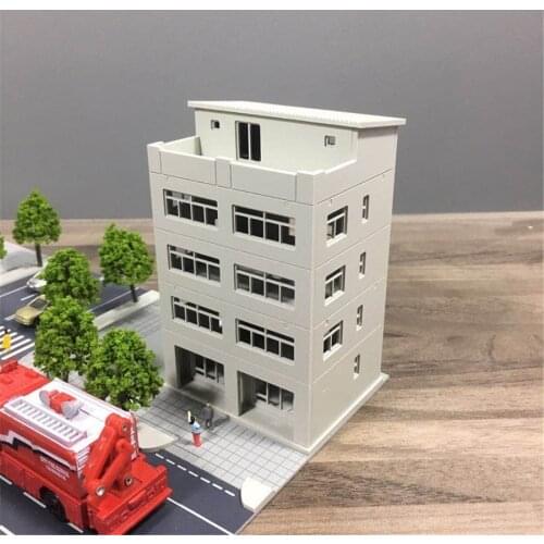1/150 160 architectural scene model train station scene hard plastic assembly model
