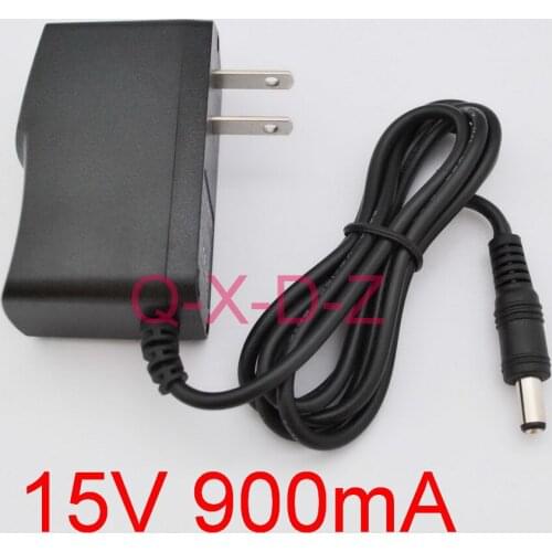 1PCS High quality DC 15V 900mA IC program AC 100V-240V Converter Switching power adapter Supply US Plug DC 5.5mm x 2.1mm