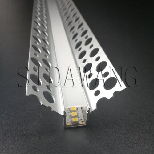 10meter/pack, 1meter/piece Plaster Trimless Recessed Drywall Profile for Inner Corner Wall SDW058