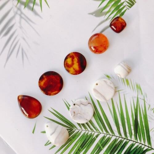 12 pieces / lotglassRoundovalSupplies for Jewelry Accessoriesbeadcapsearingsfashion jewelryconnectorsforjewelrymaking