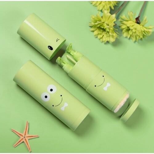 8PCS/Set Portable Travel Wash Cup Toothbrush Cup Camping Storage Box with Toothbrush Comb Mirror Shampoo Body Wash Sub-bottled