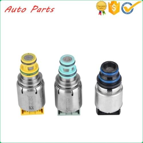 6T45E 6T40 7Pcs Transmission Solenoid Set for Chevy Cruze LaCrosse Malibu Buick Metal Transmission Solenoid Kit