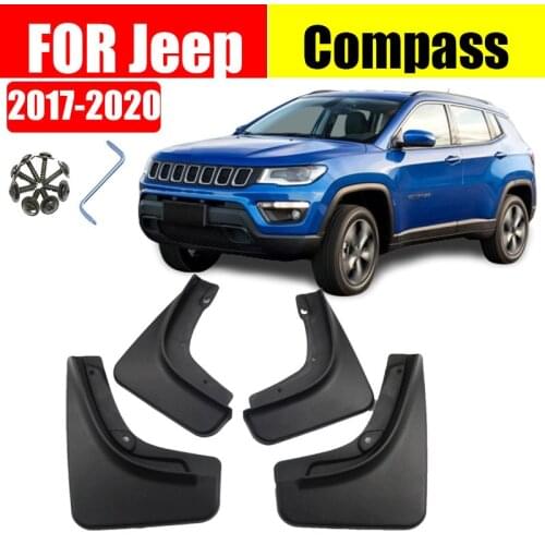 Mud Flaps For jeep Compass 2017-2020 Mudguards Fender car accessories Mud flap Splash Guard Fender Front Rear 4 pcs
