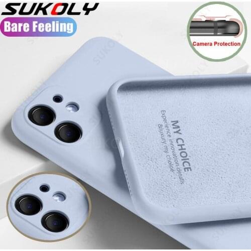 For iPhone 12 Pro Max XS Max XR X 7 8 6 6s PLUS SE 2020 Straight Bumper Back Cover For iPhone 11 Original Liquid Silicone Case