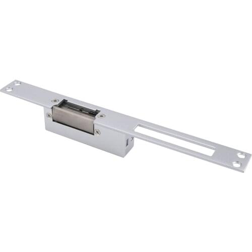 MOUNTAINONE Home Security Door Access Control System 800kg Holding Force Long-type Electric Strike Door Lock