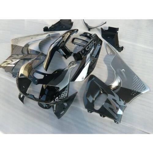 Dor-Motorcycle Fairing kit for CBR900RR 96 97 CBR900 893 CBR900RR 1996 1997 Black silver ABS Fairings set