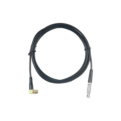 Single UT connector cable lemo 00 to 90 degree Microdot Cable for flaw detector