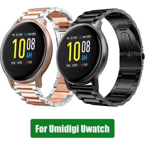 Metal Band For Umidigi Uwatch 2S/3S/3 Strap For Umidigi Urun S Wristband Stainless steel Watchband Smart Watch Accessories