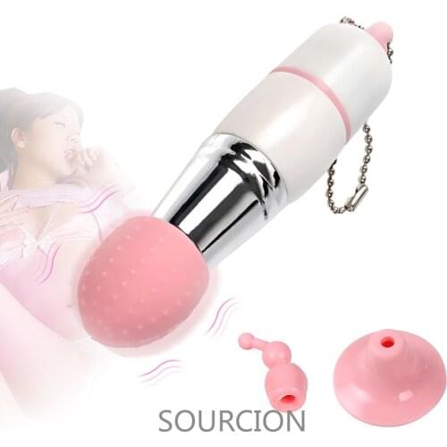 SWT Mini 3 In 1 Vibrator Clitoris Stimulator Stimulation Massager GSpot Masturbation Nipple Adult Sex Vibrator Toy for Women Men