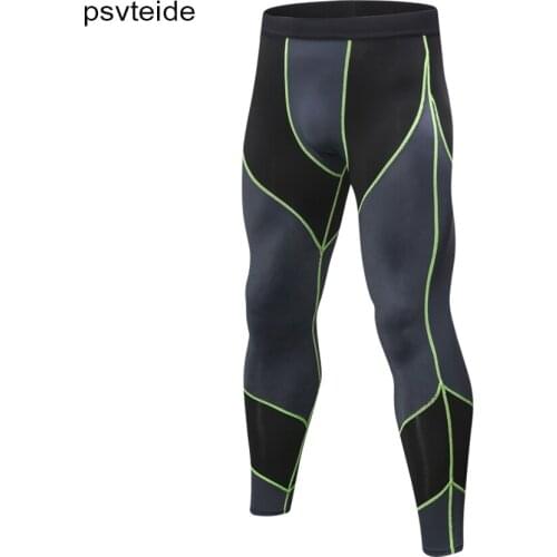 Mens pants sports trousers Compression running tights man Sports slim trousers mens training tights gym active sportswear runes