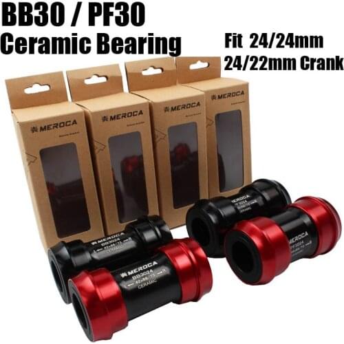 BB30 PF30 Suit for SHIMA Crankset 24mm 22mm Ceramic Bearing Mountain Bike Parts Road Bicycles Bottom Bracket