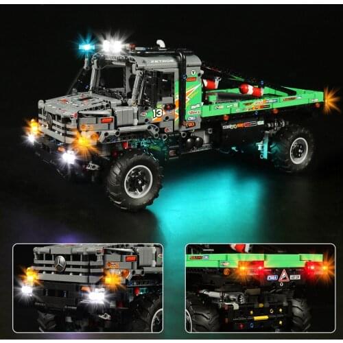 BrickBling Led Light Kit For 42129 4x4 Trial Truck Collectible Model Toy (No Building Blocks)