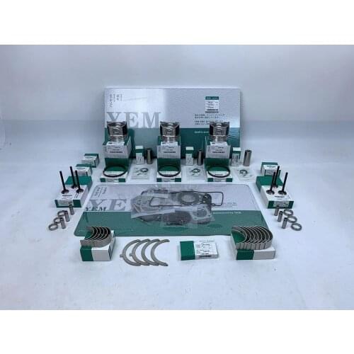 New YEM Aftermaket Engine Part D1703 Overhual Kit With Cylinder Piston Rings Bearing Valves Gasket Kit For Kubota