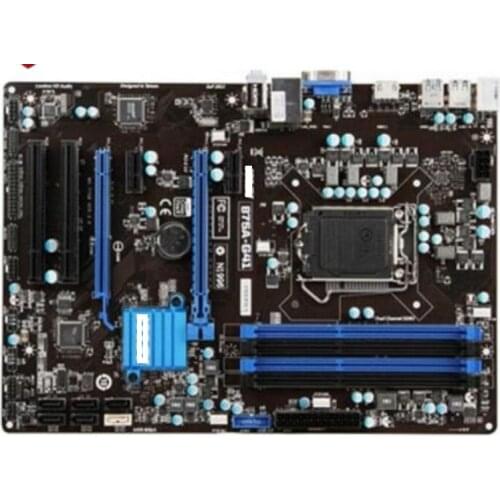 MSI B75A-G41 original motherboard DDR3 LGA 1155 FOR I3 I5 I7 CPU boards USB2.0 USB3.0 32GB B75 USED Desktop motherboards