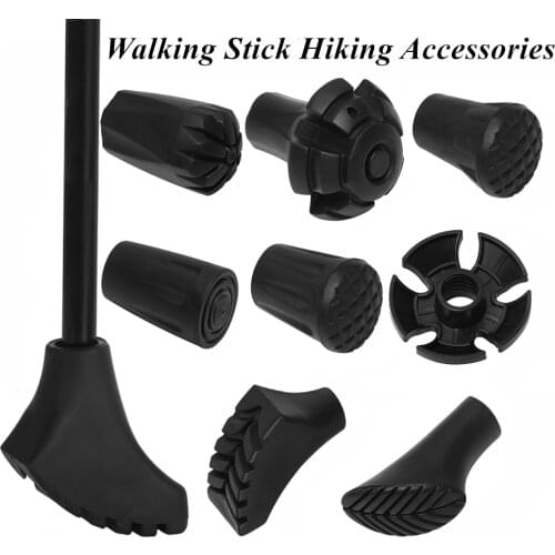 1PC New Pole Replacement Tips Nordic Walking Poles Trek Pole Protectors Telescopic Alpenstock Walking Stick Hiking Accessory