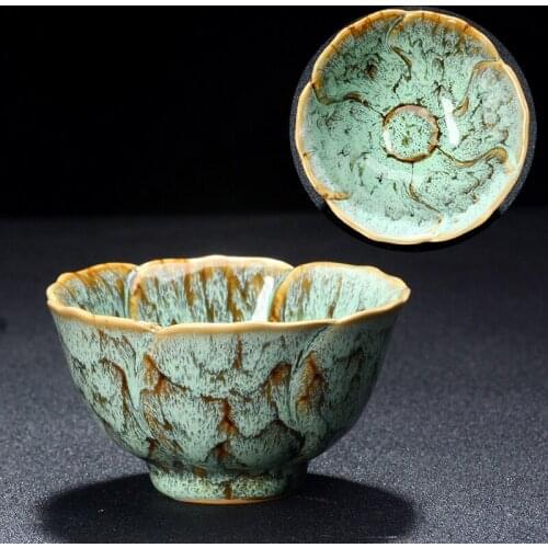 Kiln Change Variable Tea Bowl Color Glaze Tea Cup Ceramic Jianzhan Single Master Cup Home Office Teacup Tasting Cup