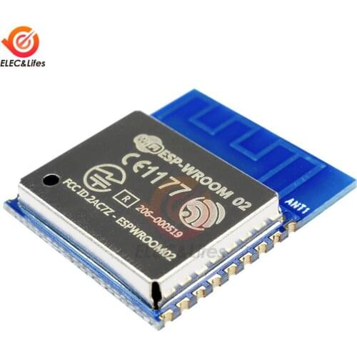 ESP8266 Serial WIFI Model ESP-WROOM-02 2Mt bytes Remote Transceiver Wireless Module ESP WROOM 02 4M 32Mbit for Arduino