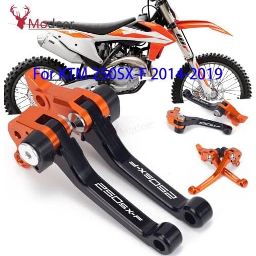 For 250SX-F 250 SX-F 2014-2021 2020 2017 2018 2019 CNC Motorcycle DirtBike Dirt Pit Bike Motocross Pivot Brake Clutch Levers