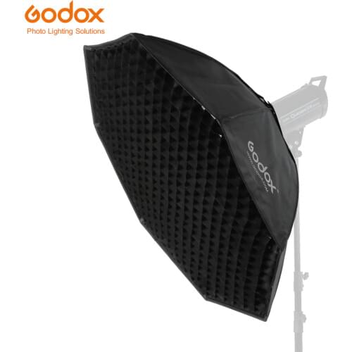 Godox Softbox 140cm 52" Octagon Honeycomb Grid Softbox soft box with Bowens Mount for Studio Flash
