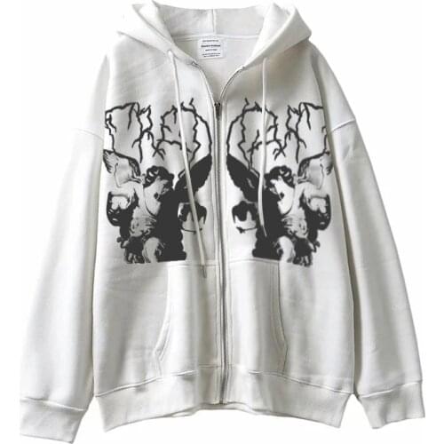 Spring Women Hoodies Autumn Streetwear with Zipper Sweatshirt Jacket Trendy Solid Pocket Ladies Girly Clothes Women Outwear Top